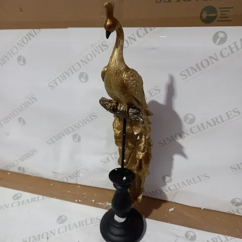 OUTLET ALISON CORK GOLD PEACOCK DECOR