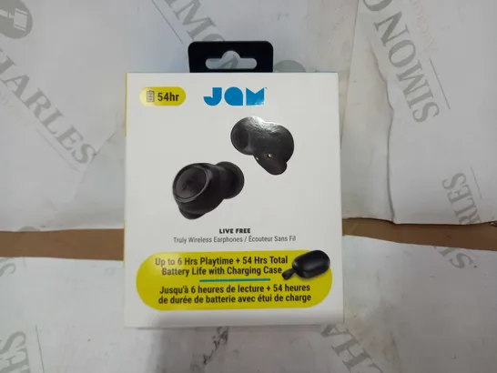 BRAND NEW BOXED JAM LIVE FREE TRULY WIRELESS EARPHONES IN BLACK