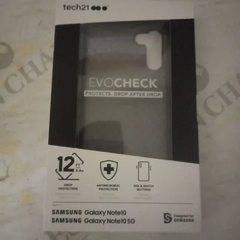 LOT OF 69 BRAND NEW TECH21 EVO CHECK HARDSHELL CASES FOR GALAXY NOTE10 IN SMOKEY BLACK