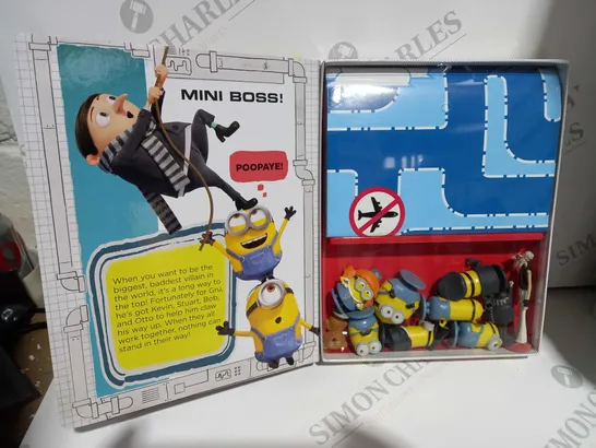 BOX OF 5 MY BUSY BOOKS MINIONS THE RISE OF GRU STORYBOOK WITH FIGURINES AND PLAYMAT