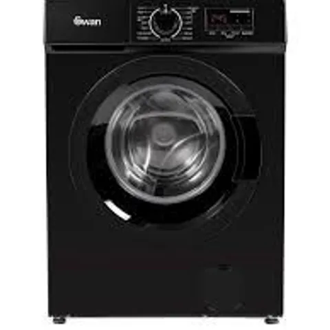 SWAN SW75130B 9KG LOAD, 1400 SPIN FREESTANDING WASHING MACHINE - BLACK