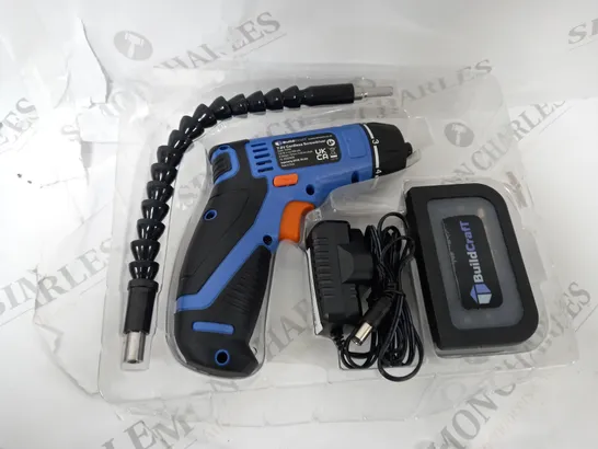 BOXED BUILDCRAFT 7.2V RECHARGABLE CORDLESS SCREWDRIVER  RRP £39.99