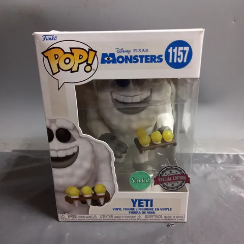 BOXED FUNKO POP! MONSTERS YETI VINYL FIGURE