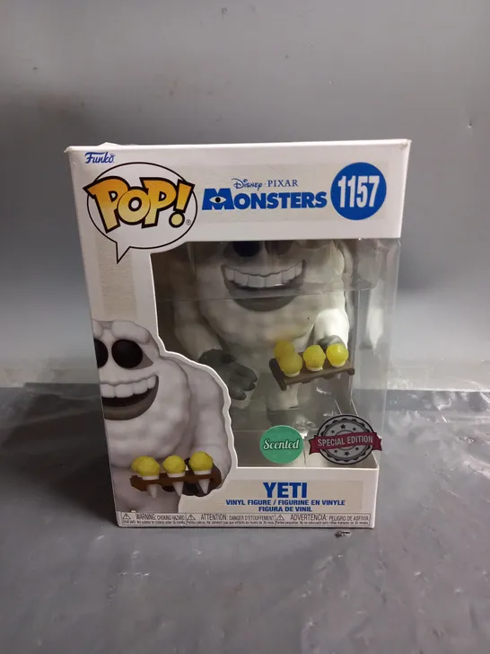 BOXED FUNKO POP! MONSTERS YETI VINYL FIGURE