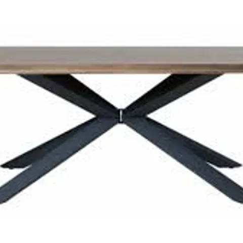 BRONX TABLE ARNO SMOKED OAK - 100 X 200CM (2 ITEMS)