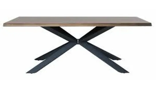 BRONX TABLE ARNO SMOKED OAK - 100 X 200CM (2 ITEMS)