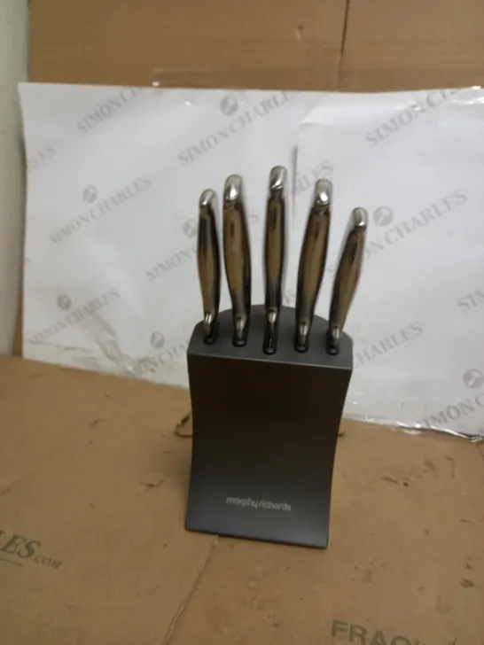 MORPHY RICHARDS ACCENTS KNIFE BLOCK