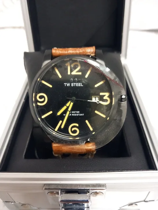 BOXED TW STEEL GENTS MAVERICK PVD WATCH