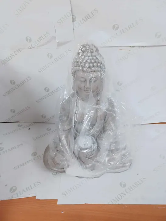 LARGE OUTDOOR SOLAR BUDDA STATUE