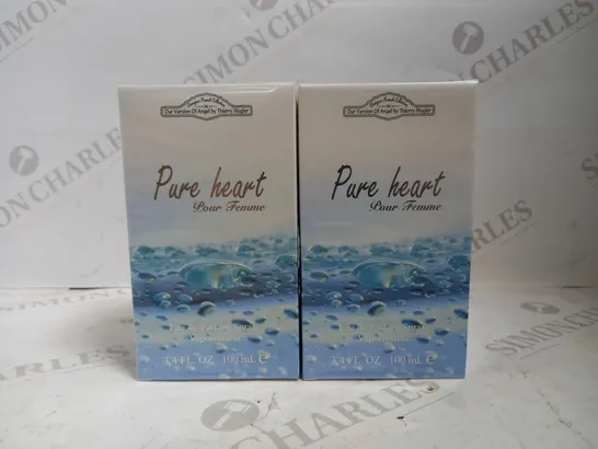 LOT OF 12 DFC PURE HEART EDP 100ML