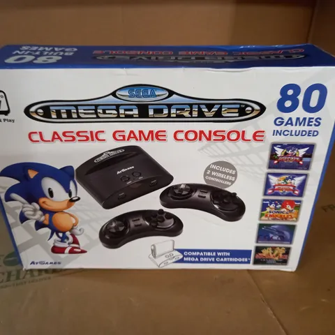 BOXED SEGA MEGA DRIVE PLUG AND PLAY WITH 80 GAMES