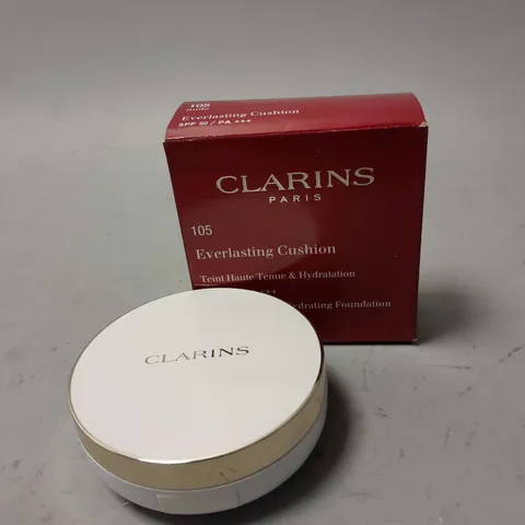 CLARINS UNISEX EVERLASTING CUSHION FOUNDATION SPF 50 0.5 OZ # 105 NUDE SKIN CARE