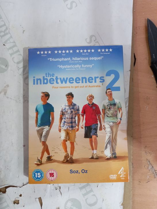 LOT OF APPROX 61 'THE INBETWEENERS 2' DVDS