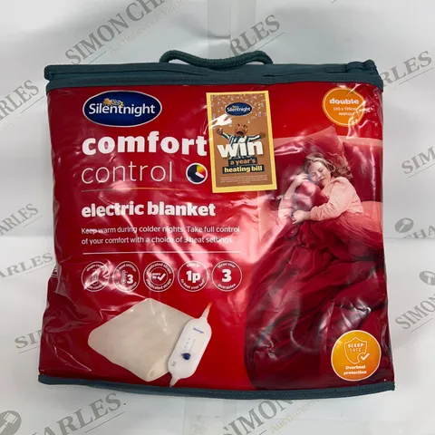 SILENTNIGHT COMFORT CONTROL ELECTRIC BLANKET SIZE DOUBLE