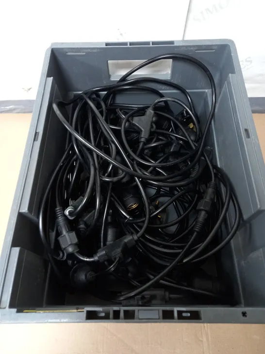 TOTE OF ASSORTED ELECTRICAL WIRES 