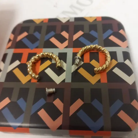 BOXED FOSSIL WOMEN'S HOOP EARRINGS 