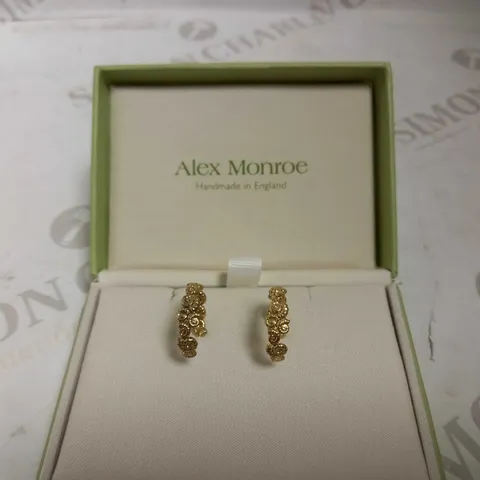 ALEX MONROE AMMONITE WREATH EARRINGS