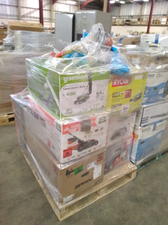 PALLET OF APPROXIMATELY 13 UNPROCESSED RAW RETURN HOUSEHOLD AND ELECTRICAL GOODS TO INCLUDE;