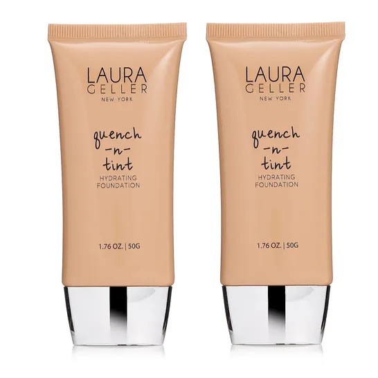 LAURA GELLER QUENCH-N-TINT HYDRATING FOUNDATION DUO LIGHT