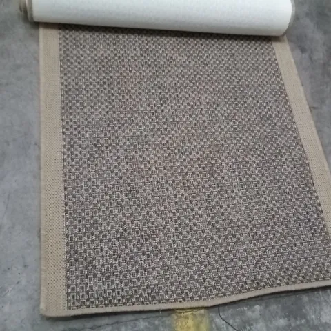 BAPTIST FLATWEAVE TWEED BEIGE/CREAM 80X180CM