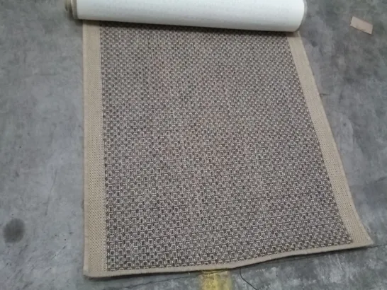 BAPTIST FLATWEAVE TWEED BEIGE/CREAM 80X180CM