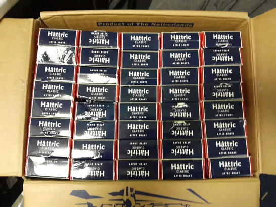 APPROXIMATELY 80 BOXED HATTRIC CLASSIC AFTERSHAVE (80 x 100ml) - COLLECTION ONLY