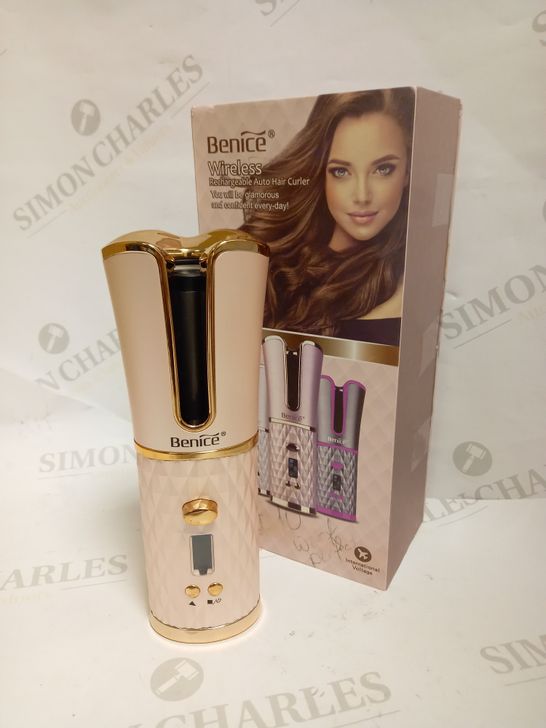 BENICE WIRELESS RECHARGEABLE AUTO HAIR CURLER