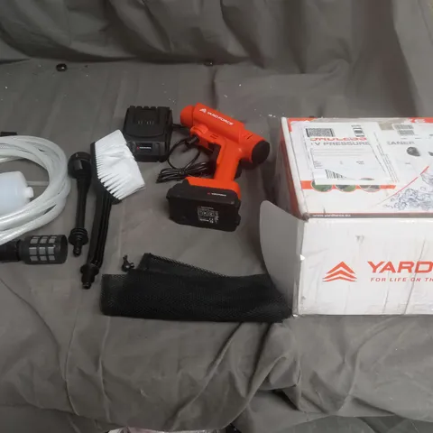 BOXED YARD FORCE 20V CORDLESS PRESSURE WASHER