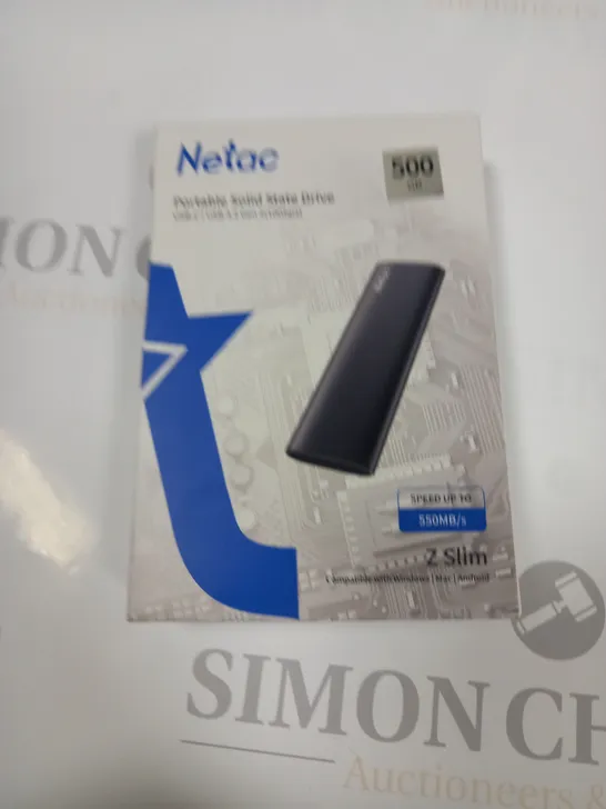 SEALED NETAC 500GB PORTABLE SOLID STATE DRIVE