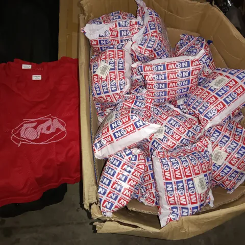 LARGE QUANTITY OF ASSORTED FORZA RED KIDS OVER SHIRTS