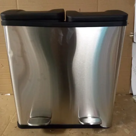 GONICVIN B-2-20 40L STAINLESS STEEL RECYCLING BIN