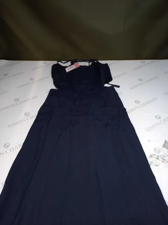 GHOST LILA NAVY DRESS SIZE S