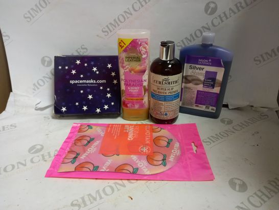 LOT OF APPROXIMATELY 20 ASSORTED HEALTH & BEAUTY ITEMS, TO INCLUDE SPACE EYE MASKS, CURLSMITH PRIMER, SILVER SHAMPOO, ETC