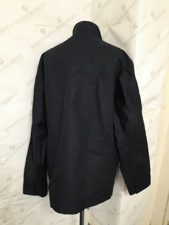 ASKET THE FIELD JACKET IN DARK NAVY SIZE M-LONG