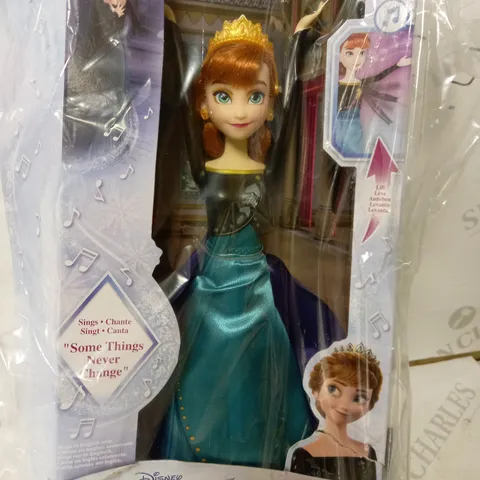 DISNEY FROZEN SINGING QUEEN ANNA DOLL