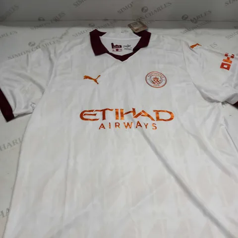 MANCHESTER CITY FC AWAY SHIRT SIZE 4XL