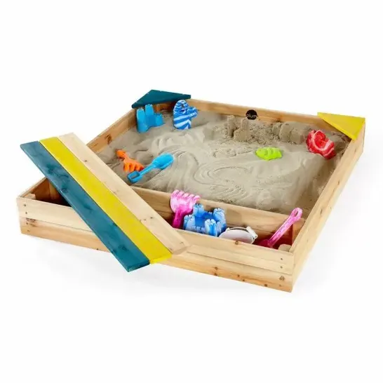 BOXED PLUM STORE-IT WOODEN SAND PIT 18M+ (1 BOX)