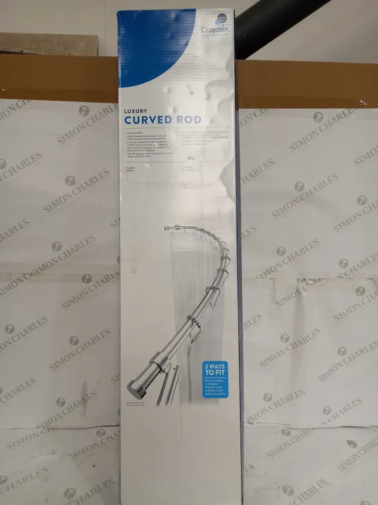 SEALED CROYDEX LUXURY CURVED ROD FOR BATHROOM - COLLECTION ONLY