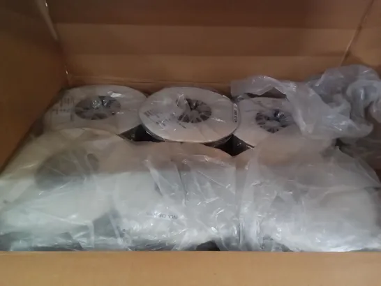 BOX CONTAINING 6 #3 200M BOBBINS - GREY