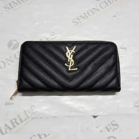 YSL CASSANDRE MATELASSÉ ZIP AROUND WALLET