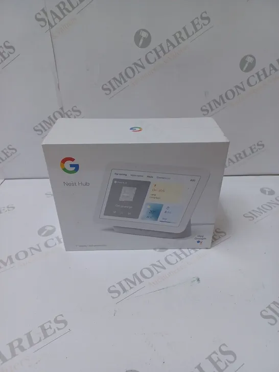 BRAND NEW BOXED GOOGLE NEST HUB 2ND GEN SMART SPEAKER WITH SCREEN - CHALK 