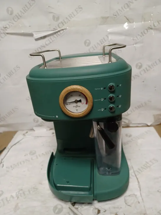 SWAN NORDIC ONE TOUCH ESPRESSO MACHINE - PINE GREEN