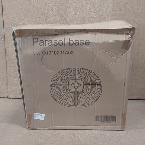 BOXED PARASOL BASE - BLACK