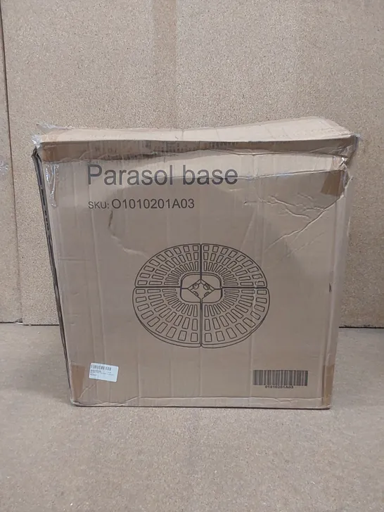 BOXED PARASOL BASE - BLACK