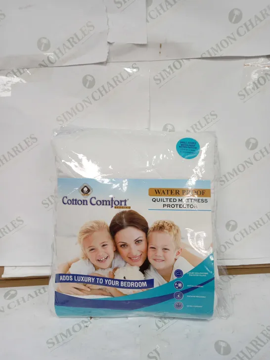 COTTON COMFORT BEDDING WATER PROOF QUILTED MATTRESS PROTECTOR