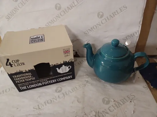 LONDON POTTERY TRADITIONAL FARMHOUSE FILTER TEAPOT