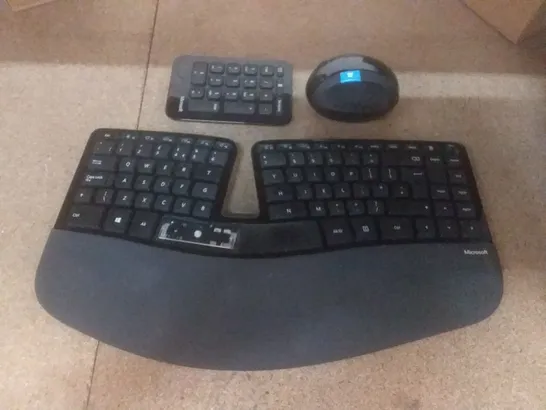 MICROSOFT L5V-00006 SCULPT ERGONOMIC DESKTOP KEYBOARD, MOUSE AND NUMERIC PAD SET