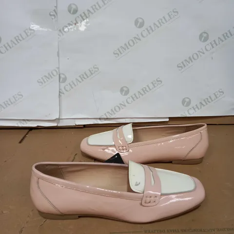 KALEIDOSCOPE PINK AND WHITE BALLERINA SHOES SIZE 5