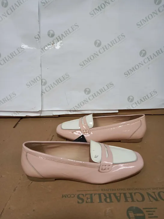 KALEIDOSCOPE PINK AND WHITE BALLERINA SHOES SIZE 5