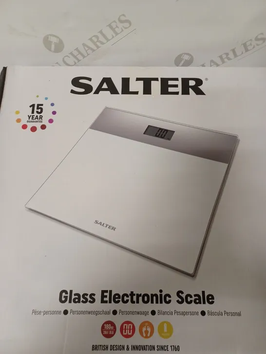 SALTER GLASS ELECTRONIC SCALE